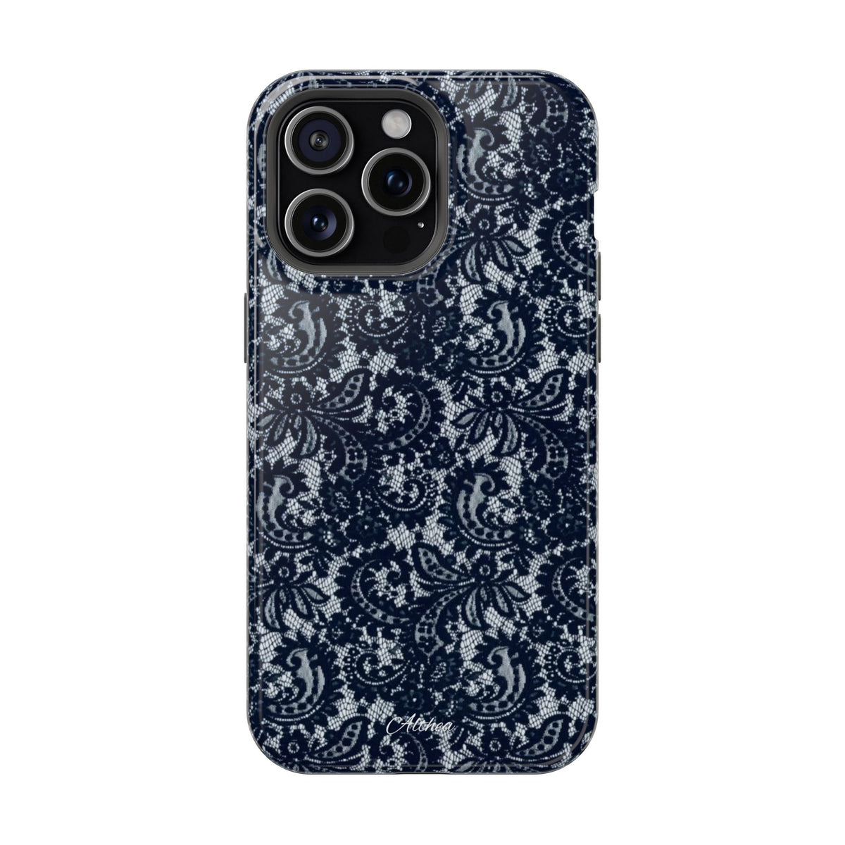 Navy Blue Lace