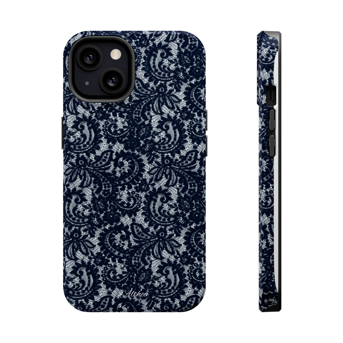 Navy Blue Lace