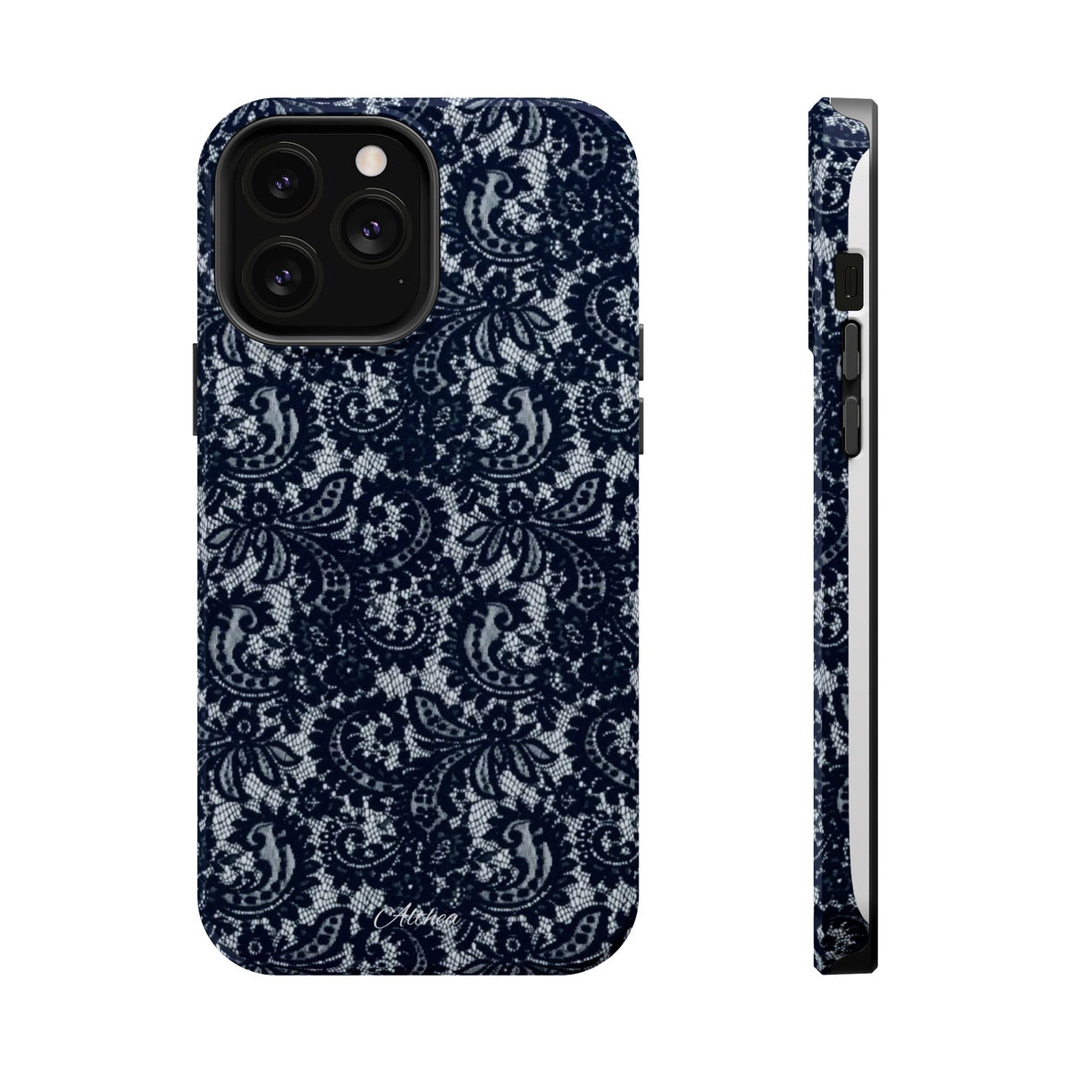 Navy Blue Lace