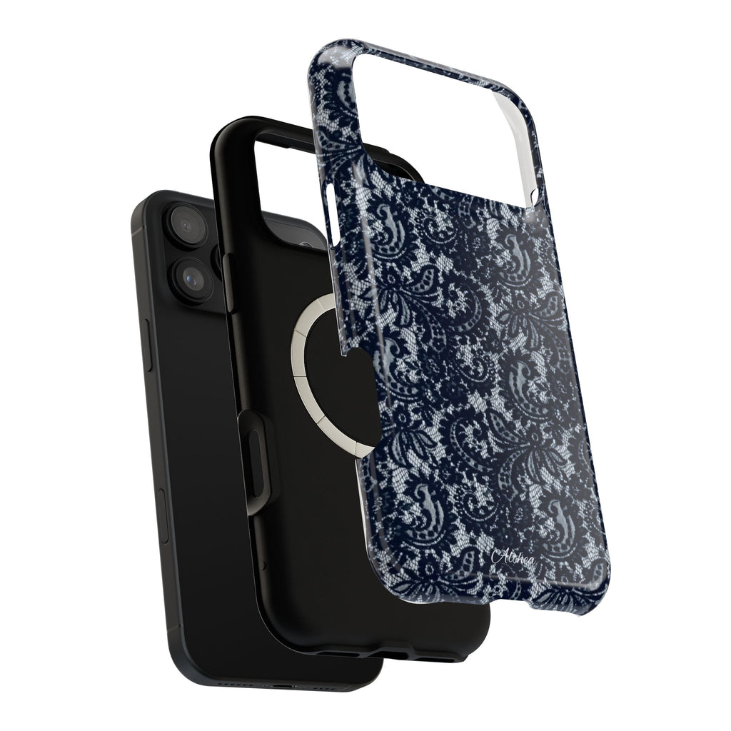 Navy Blue Lace