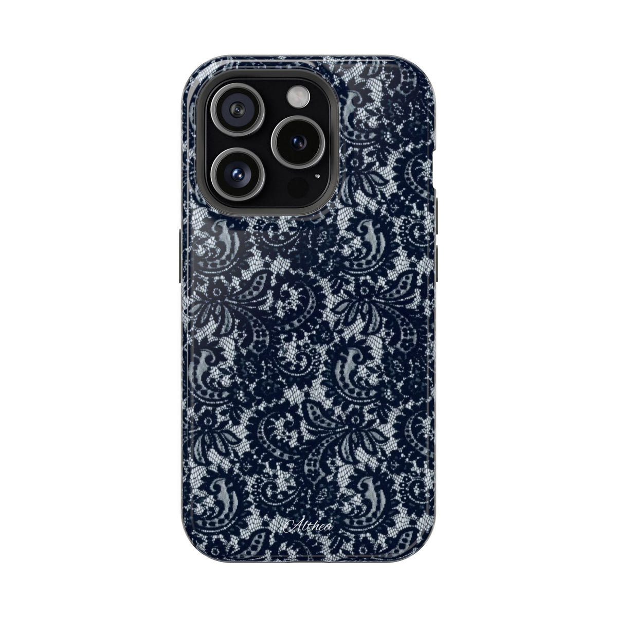 Navy Blue Lace
