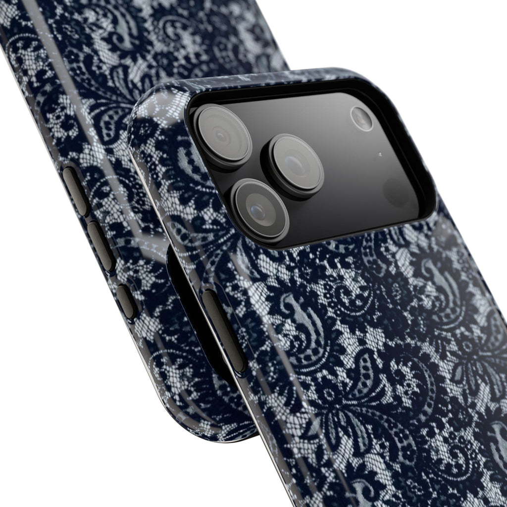 Navy Blue Lace