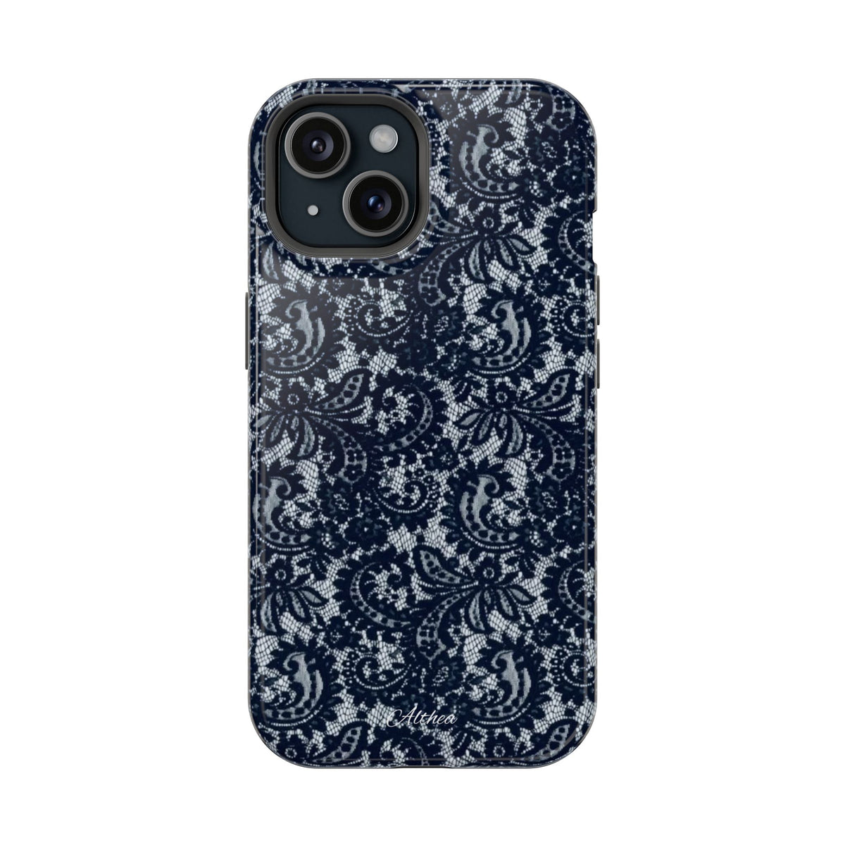 Navy Blue Lace