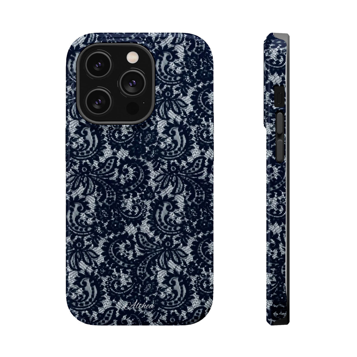 Navy Blue Lace