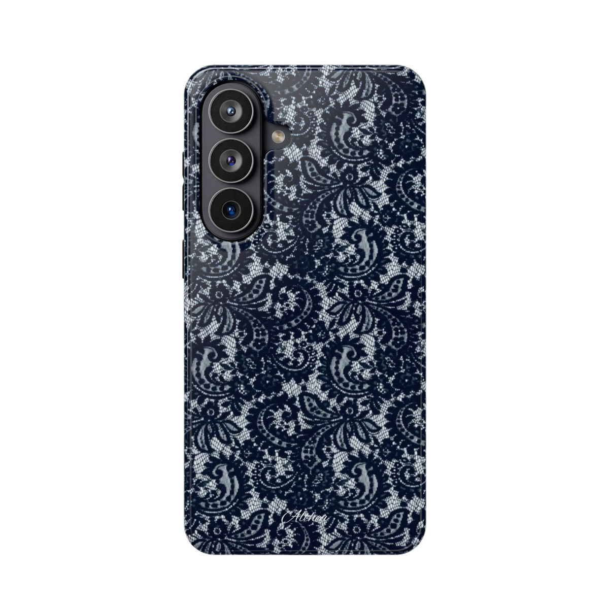 Navy Blue Lace