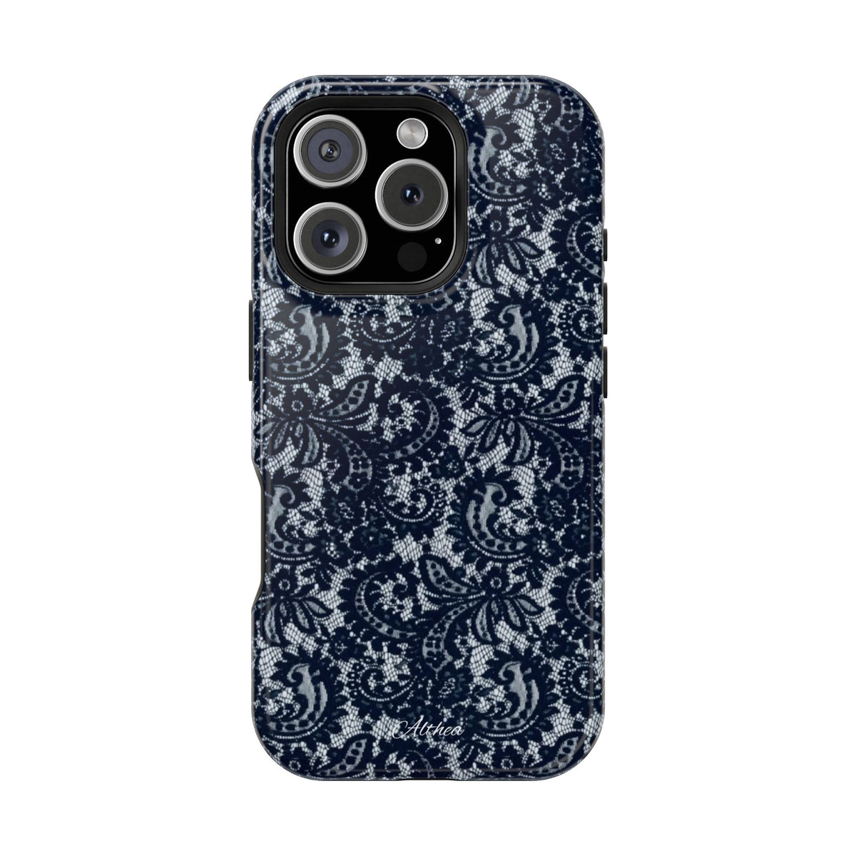 Navy Blue Lace
