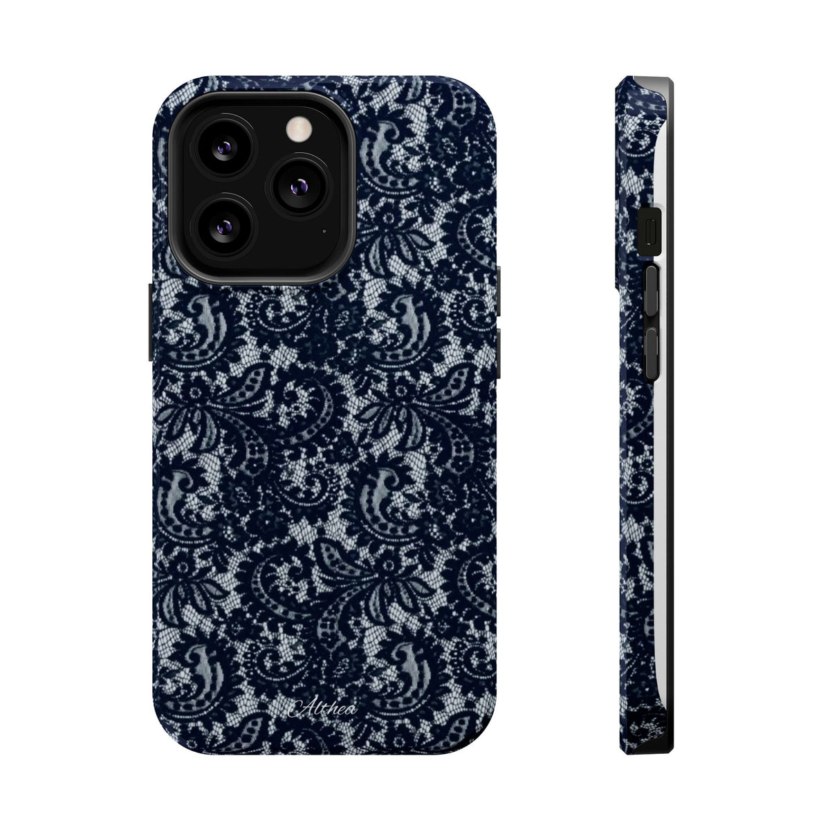 Navy Blue Lace