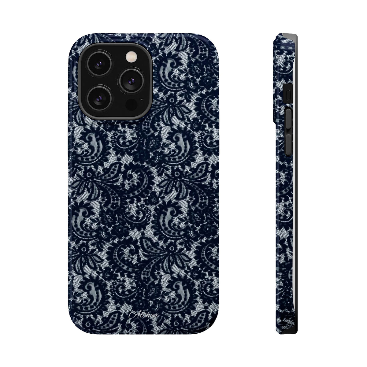 Navy Blue Lace