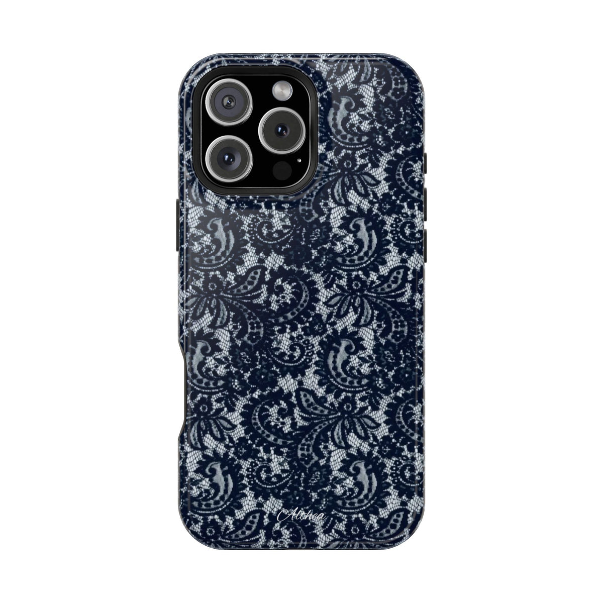 Navy Blue Lace