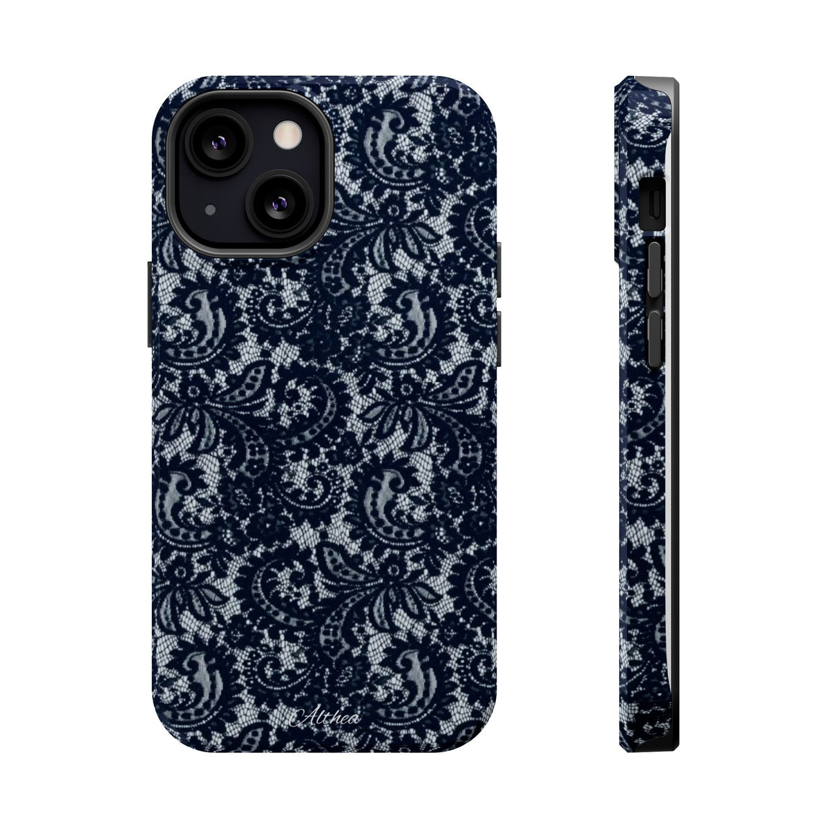 Navy Blue Lace