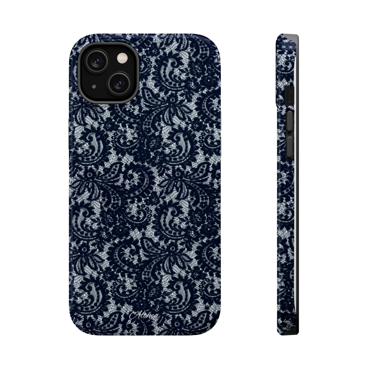 Navy Blue Lace