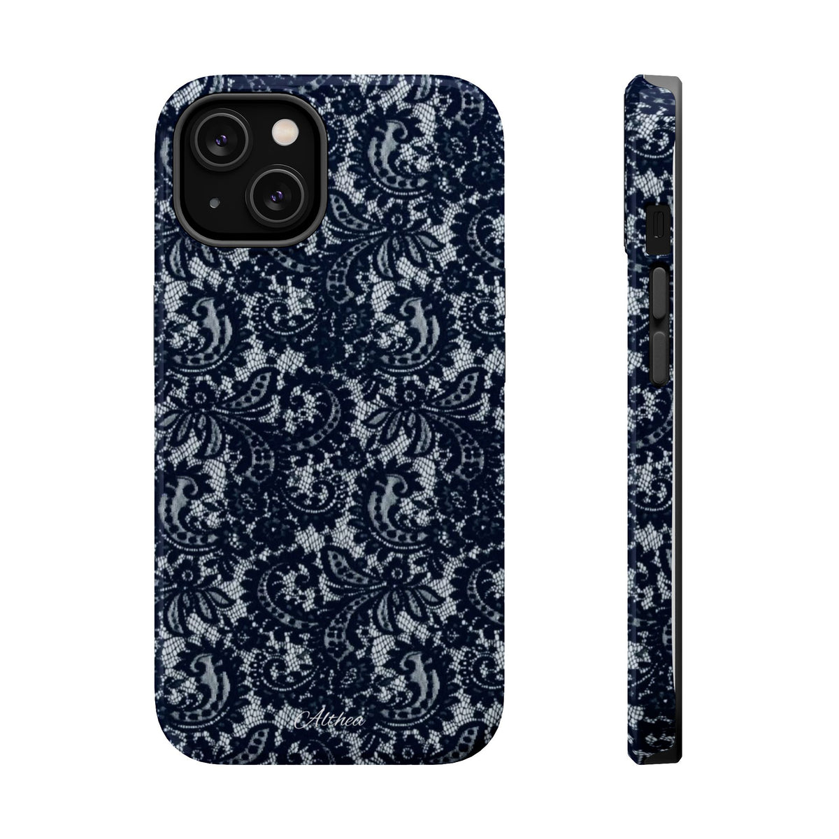 Navy Blue Lace